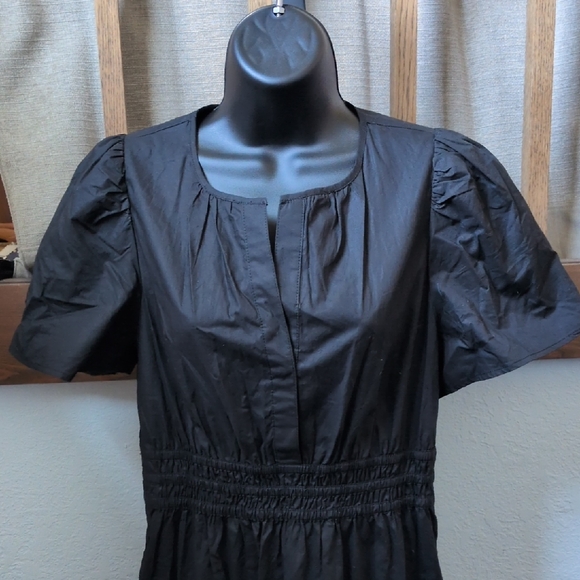 ✨ nwt Quince 100% Organic Cotton Tiered Maxi Dress Size M - Picture 3 of 8